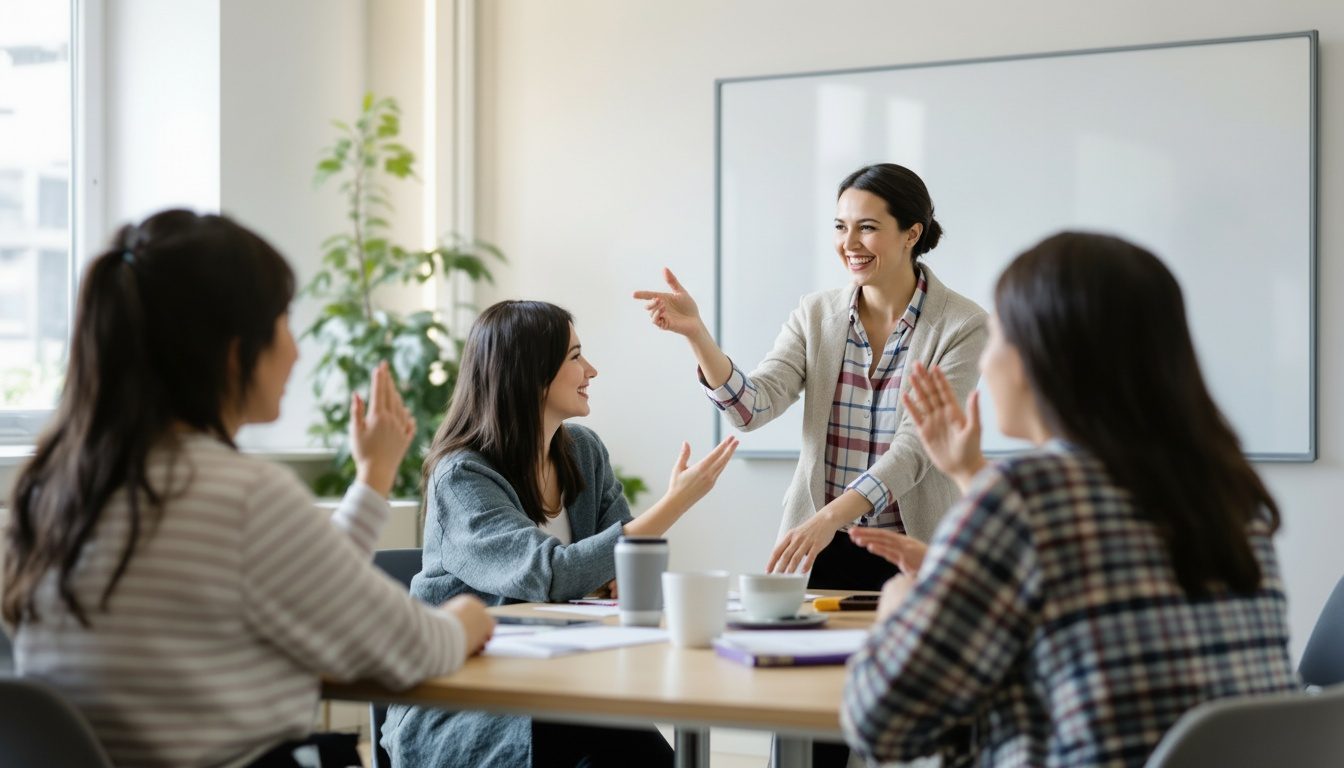 Native Teacher Group class