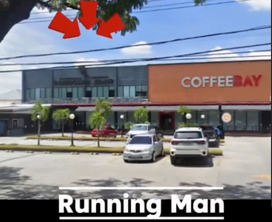 Gedung Running Man Gym di samping tempat parkir dekat HANA Academy di Clark