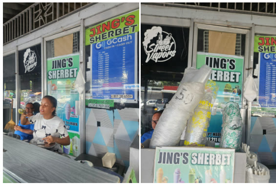 Kios Jing’s Sherbet di depan Nepo Mart