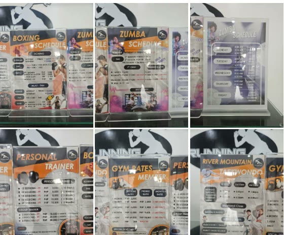 Jadwal dan tarif tinju, Zumba, personal training, dan taekwondo di Running Man fitness