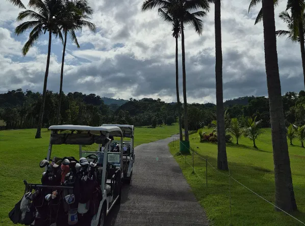 Kereta golf di dekat HANA Academy